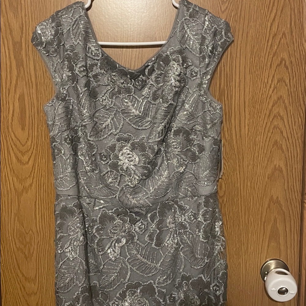 Alex Evenings Gray Dress
